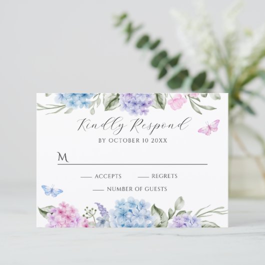 フローラアジサイ 出欠カード (スタンド正面)