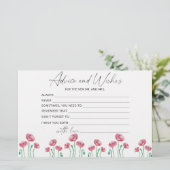 フローラアドバイスとウィッシュブライダルシャワー文房具 便箋 (スタンド正面)