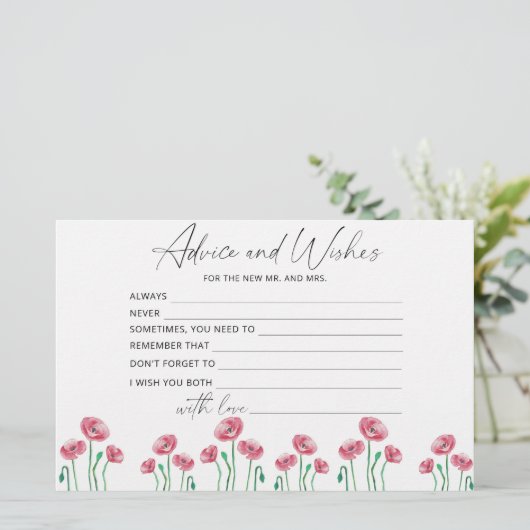 フローラアドバイスとウィッシュブライダルシャワー文房具 便箋 (スタンド正面)