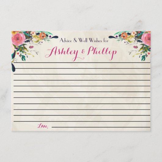 フローラアドバイスカード アドバイスカード (正面)