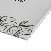 フローラアニバーサリーファミリーラウンド写真テンプレート カッティングボード (角)