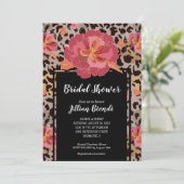 フローラアニマルプリントブライダルシャワー 招待状 (スタンド正面)