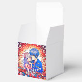 フローラアニメパーソナライズされた結婚テーマ フェイバーボックス (オープン)