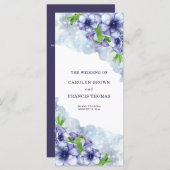 フローラアネモネ結婚パープル プログラム (正面/裏面)