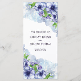 フローラアネモネ結婚パープル プログラム