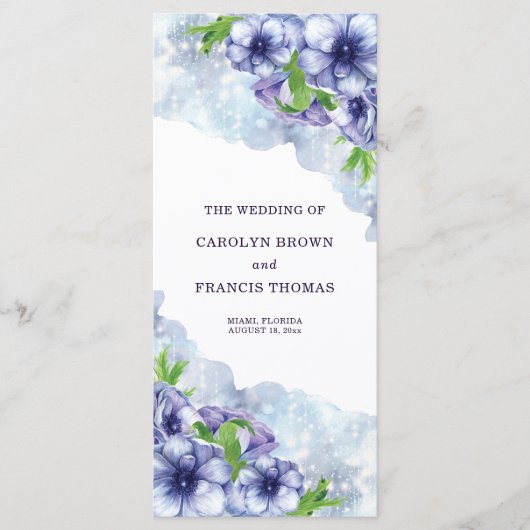 フローラアネモネ結婚パープル プログラム (正面)