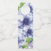 フローラアネモネ結婚パープル ボトルネックタグ (裏面)