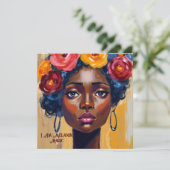 フローラアフロウーマンポートレート シーズンカード (スタンド正面)