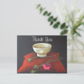 フローラアヘンPoppyありがとう ポストカード (スタンド正面)