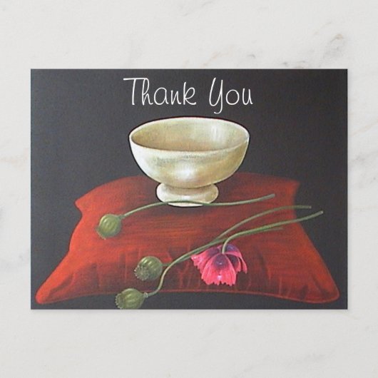 フローラアヘンPoppyありがとう ポストカード (正面)