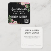 フローラアポイントメント予約 | QRコード 予約カード (正面/裏面)