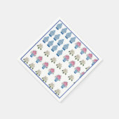 フローラアメリカンフラッグジンジャージャー紙ゲストナプキン スタンダードカクテルナプキン (角)