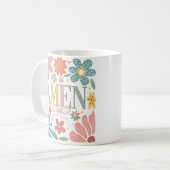 フローラアメンアート コーヒーマグカップ (正面左)