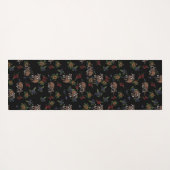 フローラアライグマかわいい眠るアライグマのパターン ヨガマット (裏面(横))