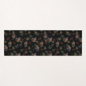 フローラアライグマかわいい眠るアライグマのパターン ヨガマット (正面(横))