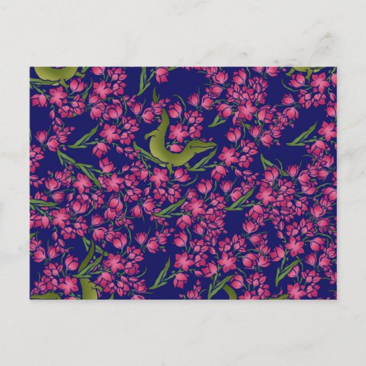 フローラアリゲーターガールフラワーアリゲーター ポストカード (正面)