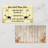 フローラアルパインデイリーヤートバーンスター 名刺 (正面/裏面)