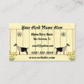 フローラアルパインデイリーヤートバーンスター 名刺 (正面)