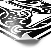 フローラアルファベットモノグラムレターRフォトプリント フォトプリント            (角)