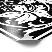 フローラアルファベットモノグラムレターTフォトプリント フォトプリント            (角)