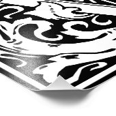 フローラアルファベットモノグラムレターVフォトプリント フォトプリント            (角)