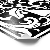 フローラアルファベットモノグラム文字Sフォトプリント フォトプリント            (角)