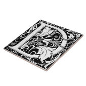 フローラアルファベット1文字Dタイル タイル (側面)