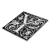 フローラアルファベット1文字Yタイル タイル (側面)