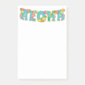 フローラアロハタイポグラフィ ポストイット (正面)