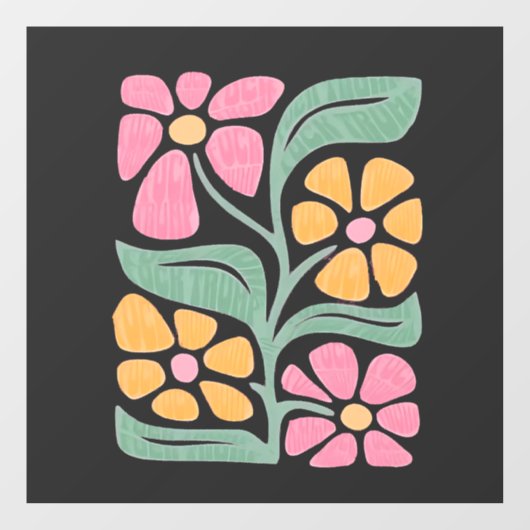 フローラアンチトランプ政治的抗議に抵抗する ウィンドウサイン (シート)