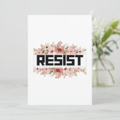 フローラアンチトランプ政治的抗議に抵抗する シーズンカード (スタンド正面)