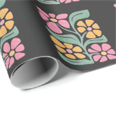 フローラアンチトランプ政治的抗議に抵抗する ラッピングペーパー (ロールコーナー)