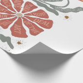 フローラアンチトランプ政治的抗議に抵抗する ラッピングペーパー (角)