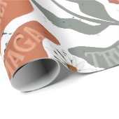 フローラアンチトランプ政治的抗議に抵抗する ラッピングペーパー (ロールコーナー)