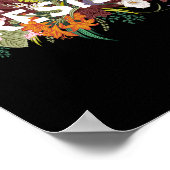 フローラアンチトランプ政治的抗議 ポスター (角)