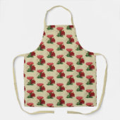 フローラアンティーク花柄 エプロン (正面)