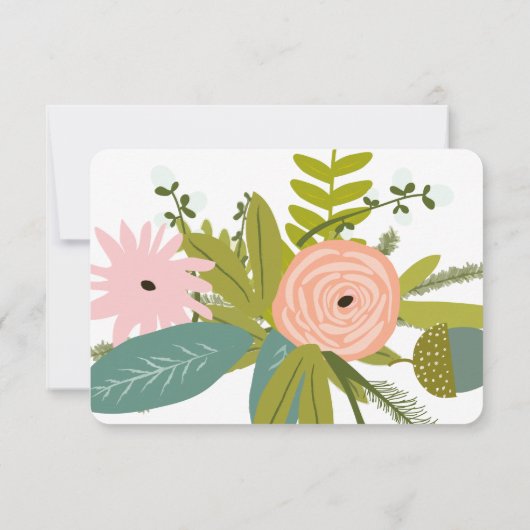 フローラアンドファウナーズ招待状RSVP 出欠カード (裏面)