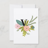 フローラアンドファウナーズ招待状RSVP 出欠カード (裏面)