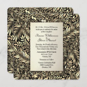 フローラアンドファーンズゴールデン結婚式招待状 招待状 (正面/裏面)