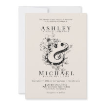 フローラアンパサンド手描き赤面結婚の