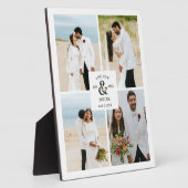 フローラアンパサンド4フォトコラージュ新しい結婚写真 フォトプラーク (側面)