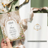 フローラアーエレガントチアールヌーボー結婚式招待状 招待状