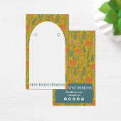 フローラアーチイヤリングゴールデンジュエリーディスプレイカード (デスク)