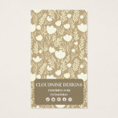 フローラアーチイヤリングニュートラルジュエリー表示カード (裏面)