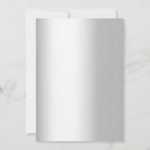 フローラアーチシルバー25結婚周年 招待状 (裏面)