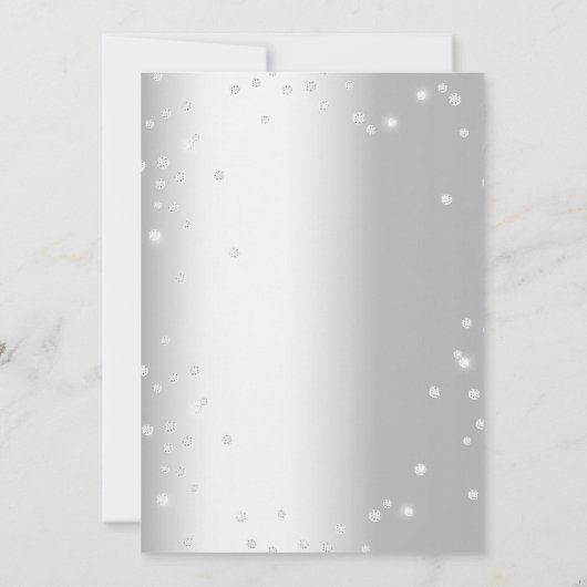 フローラアーチダイヤ結婚モンド60周年 招待状 (裏面)