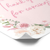 フローラアーチベビー開花有難う来う ポスター (角)