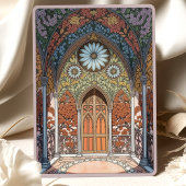 フローラアーチ型ゴシック結婚アールヌーボー 招待状