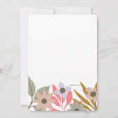 フローラアーチ招待状 招待状 (裏面)