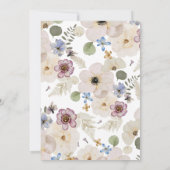 フローラアーチ結婚式招待状 招待状 (裏面)